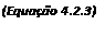 Text Box: (Equação 4.2.3)